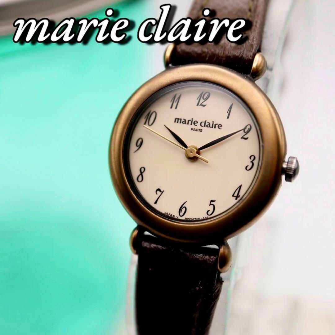 Marie Claire(マリクレール)の未使用品級 marie claire ラウンド レディース腕時計 297 レディースのファッション小物(腕時計)の商品写真