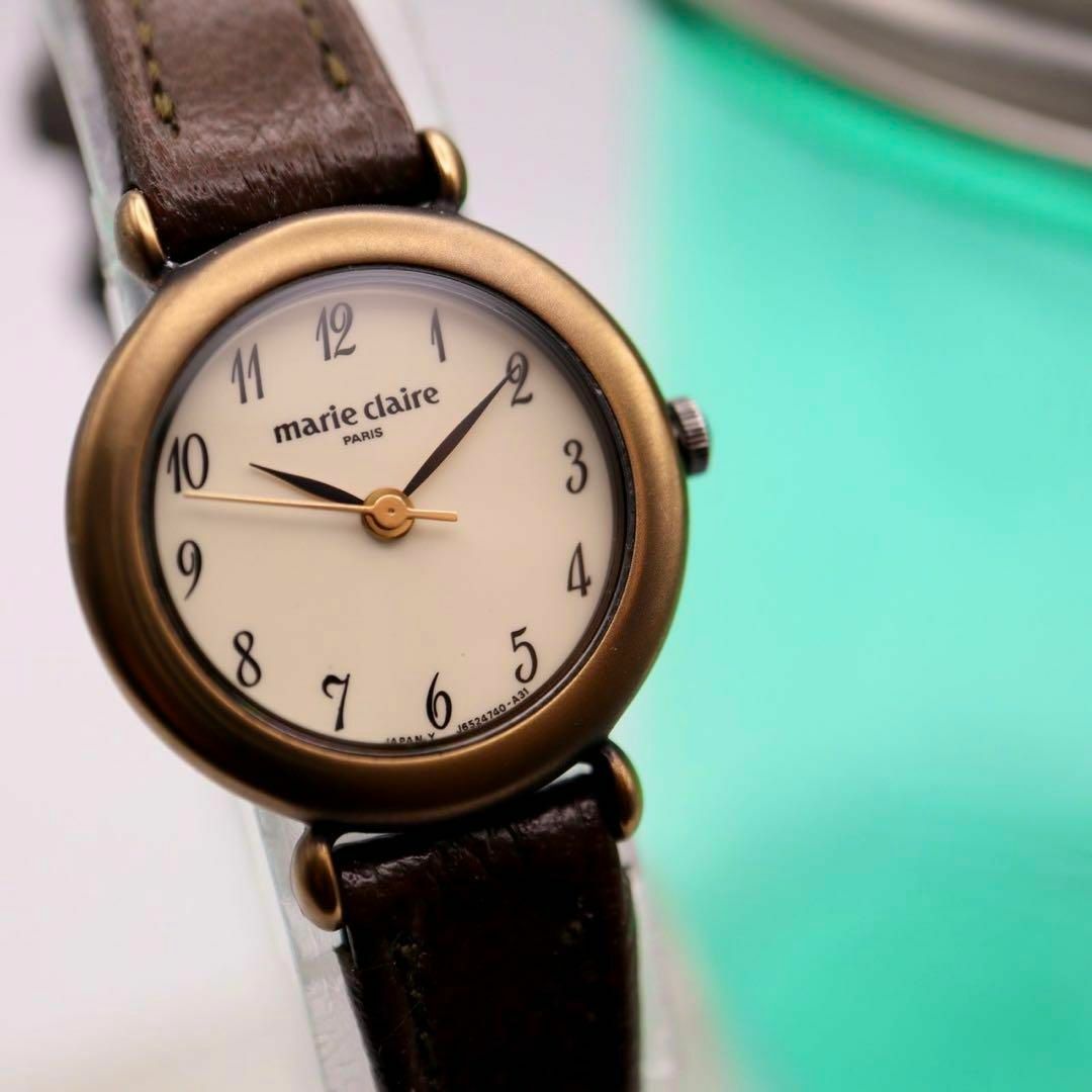Marie Claire(マリクレール)の未使用品級 marie claire ラウンド レディース腕時計 297 レディースのファッション小物(腕時計)の商品写真