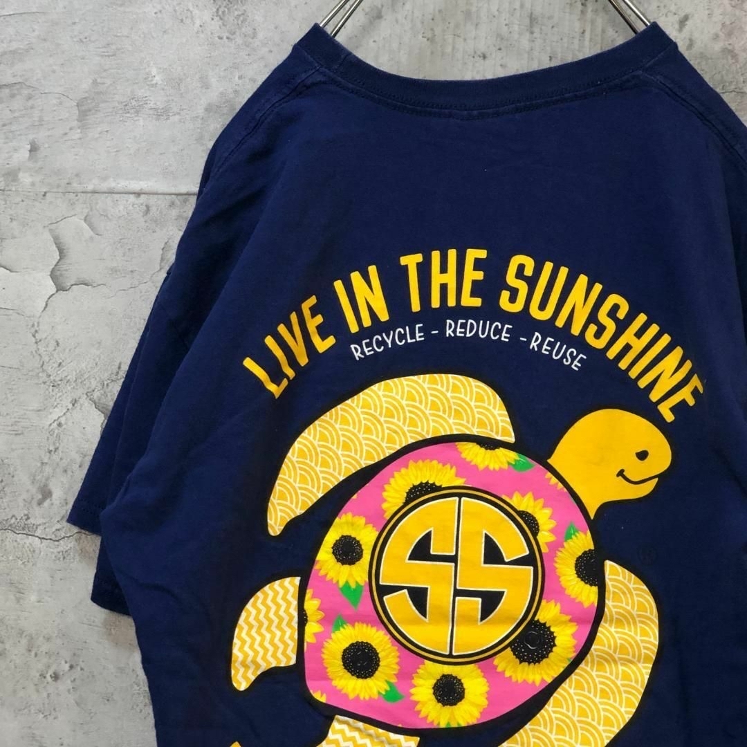 LIVE IN THE SUNSHINE カメ アニマル Tシャツ メンズのトップス(Tシャツ/カットソー(半袖/袖なし))の商品写真