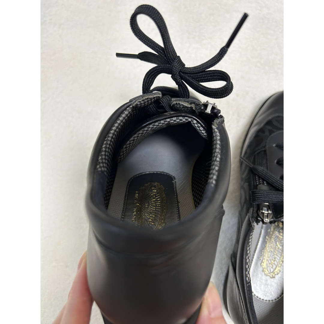 銀座ヨシノヤ(ギンザヨシノヤ)の銀座ヨシノヤ　ウォーキングシューズ ブラック　23cm レディースの靴/シューズ(スニーカー)の商品写真