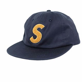 シュプリーム(Supreme)のシュプリーム 16AW シェニール Sロゴ 6パネル キャップ 紺 ネイビー(その他)