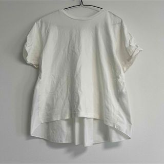 ローリーズファーム(LOWRYS FARM)のローリーズファーム　半袖　トップス　白　ブラウス　(Tシャツ(半袖/袖なし))