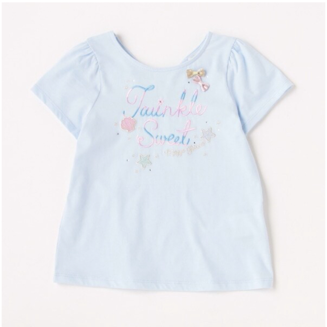 mezzo piano(メゾピアノ)の新品★メゾピアノ シェルロゴTシャツ キッズ/ベビー/マタニティのキッズ服女の子用(90cm~)(Tシャツ/カットソー)の商品写真