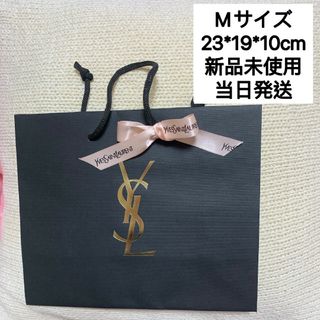 イヴサンローラン(Yves Saint Laurent)のYSL イヴサンローラン ショッパー  ショップ袋 中サイズ リボン付き PK(ショップ袋)