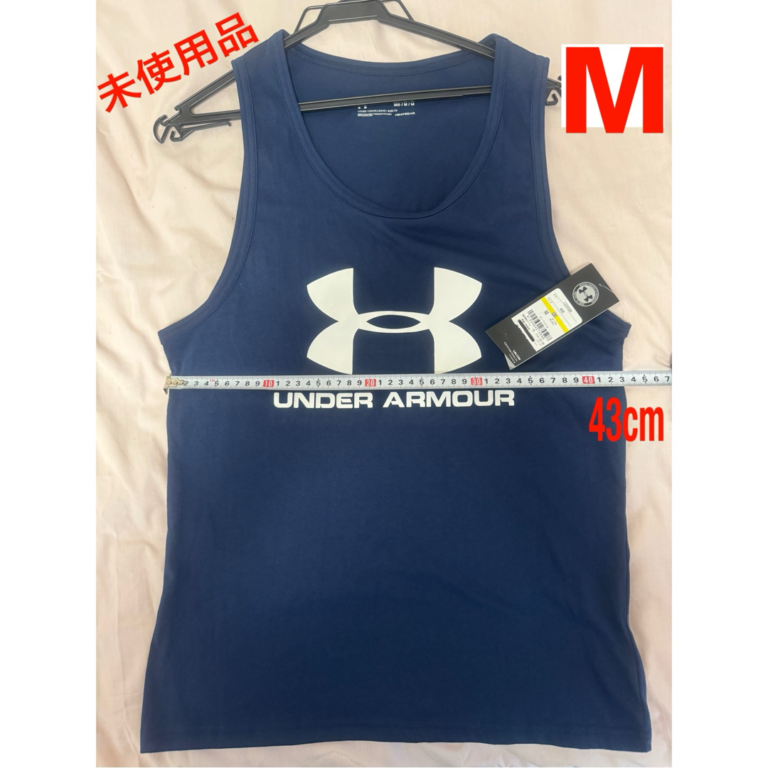 UNDER ARMOUR(アンダーアーマー)の人気の胸にビッグロゴ未使用品タンクトップ(S)アンダーアーマー メンズのトップス(タンクトップ)の商品写真