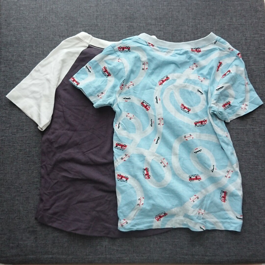 西松屋(ニシマツヤ)のTシャツ 110 2枚セット キッズ/ベビー/マタニティのキッズ服男の子用(90cm~)(Tシャツ/カットソー)の商品写真