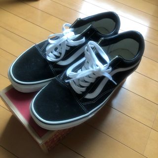 OLD SKOOL（VANS） - ''VANS オールドスクール　黒　中古品''