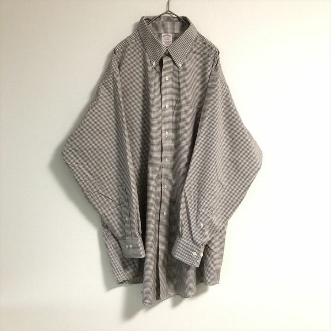 Brooks Brothers(ブルックスブラザース)の90s 古着 ブルックスブラザーズ BDシャツ チェックシャツ 4XL  メンズのトップス(シャツ)の商品写真