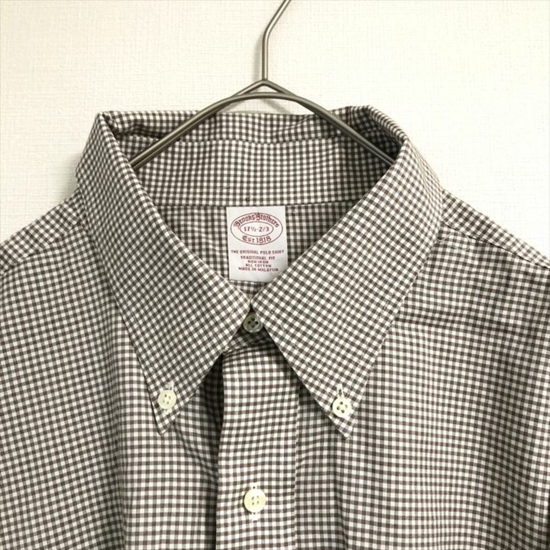 Brooks Brothers(ブルックスブラザース)の90s 古着 ブルックスブラザーズ BDシャツ チェックシャツ 4XL  メンズのトップス(シャツ)の商品写真