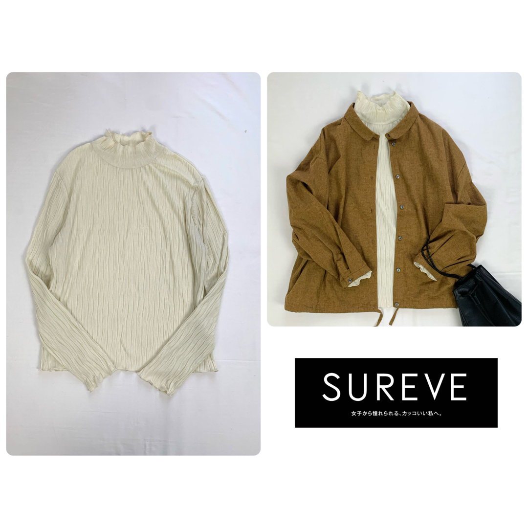 SUREVE+ シュリーブ 薄手ニット レディースのトップス(ニット/セーター)の商品写真