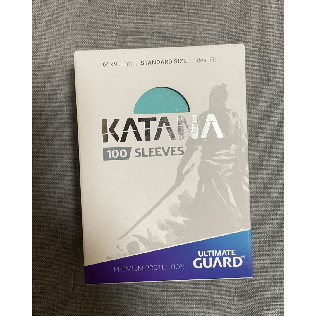 KATANA(カタナ)のKATANA Sleeves カタナスリーブ66×91 ターコイズ　100枚 エンタメ/ホビーのトレーディングカード(Box/デッキ/パック)の商品写真