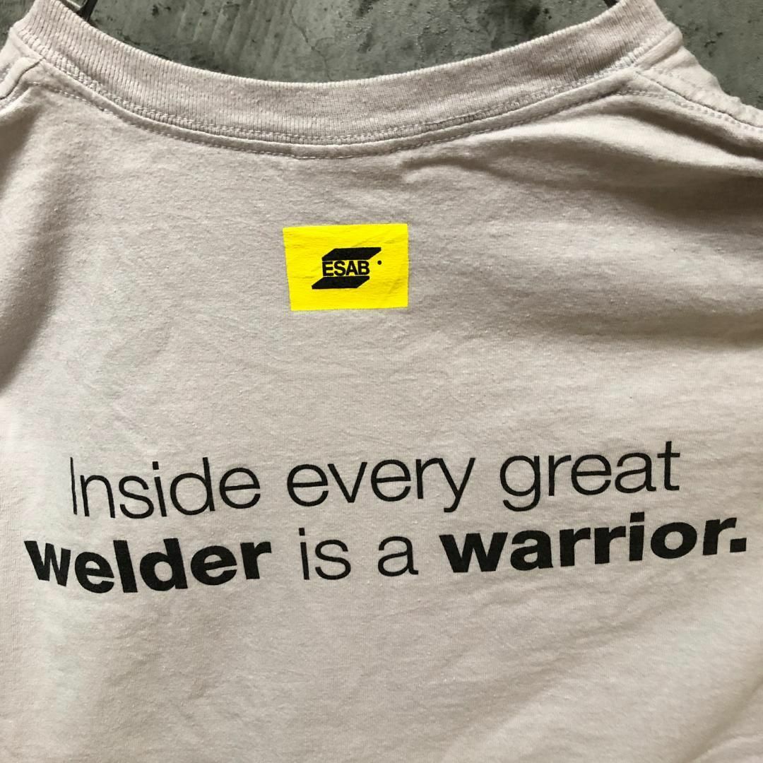 WELD WARRIOR 企業ロゴ バックプリント Tシャツ メンズのトップス(Tシャツ/カットソー(半袖/袖なし))の商品写真