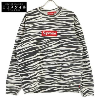 シュプリーム(Supreme)のシュプリーム 【国内正規/22年製】FW22SW65 Box Logo CrewneckZebra ボックスロゴ クルーネック スウェットシャツ/ M(スウェット)