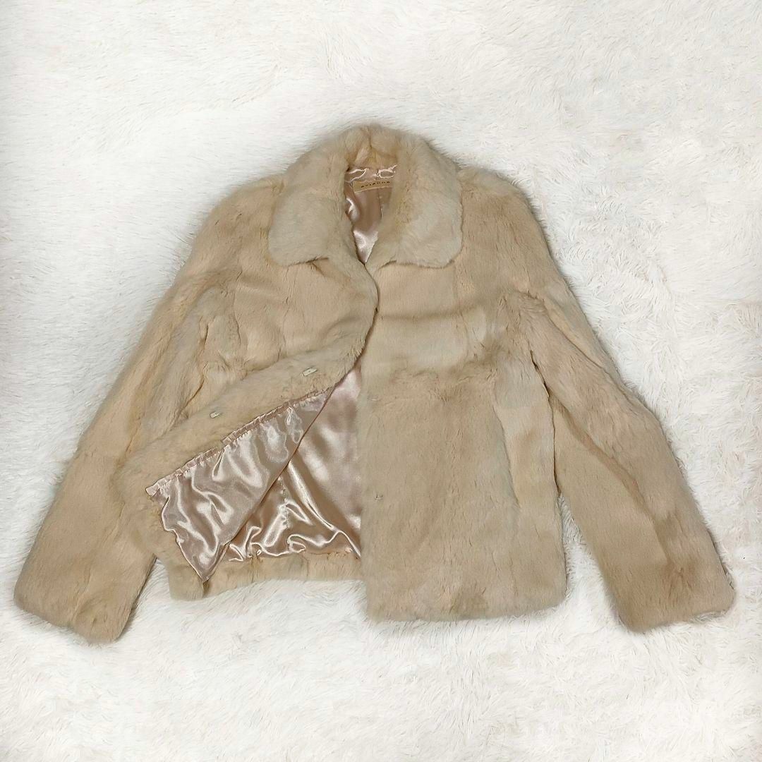 アヴィエンヌ 東京スタイル リアルファージャケット 毛皮 ラビット 長袖 レディースのジャケット/アウター(毛皮/ファーコート)の商品写真