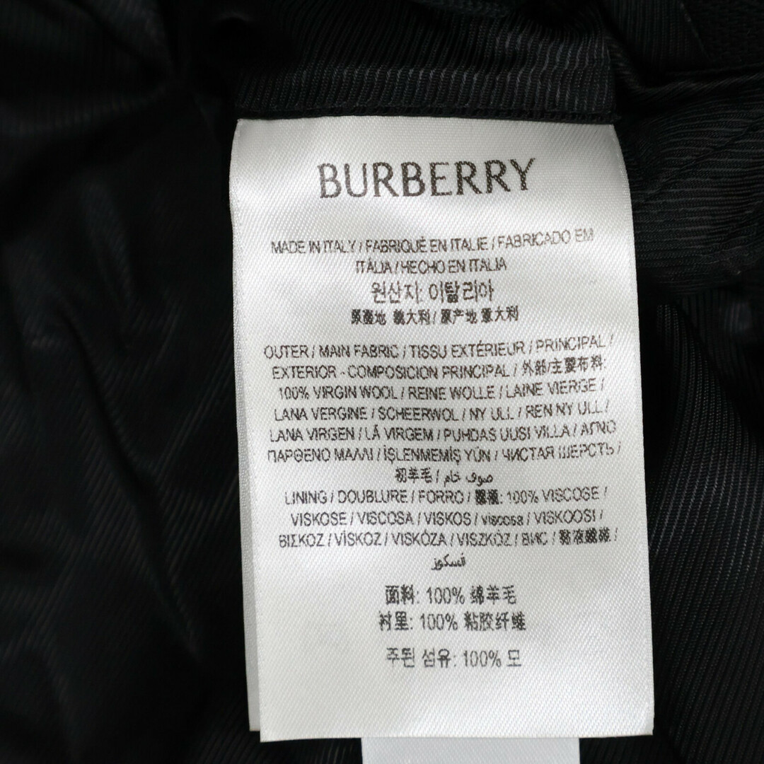 BURBERRY(バーバリー)のバーバリー 【美品/国内正規】8077852 ウール ノーカラー ジップポケット 44 メンズのジャケット/アウター(その他)の商品写真