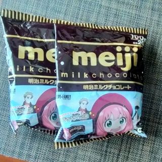 スパイファミリー  コラボ  明治ミルクチョコ