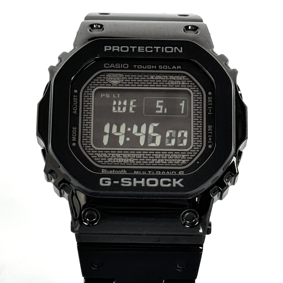 G-SHOCK(ジーショック)の【美品】カシオ　G-SHOCK　ジーショック　GMW-B5000GD-1JF　電波ソーラー　デジタル　黒　Bluetooth メンズの時計(腕時計(デジタル))の商品写真