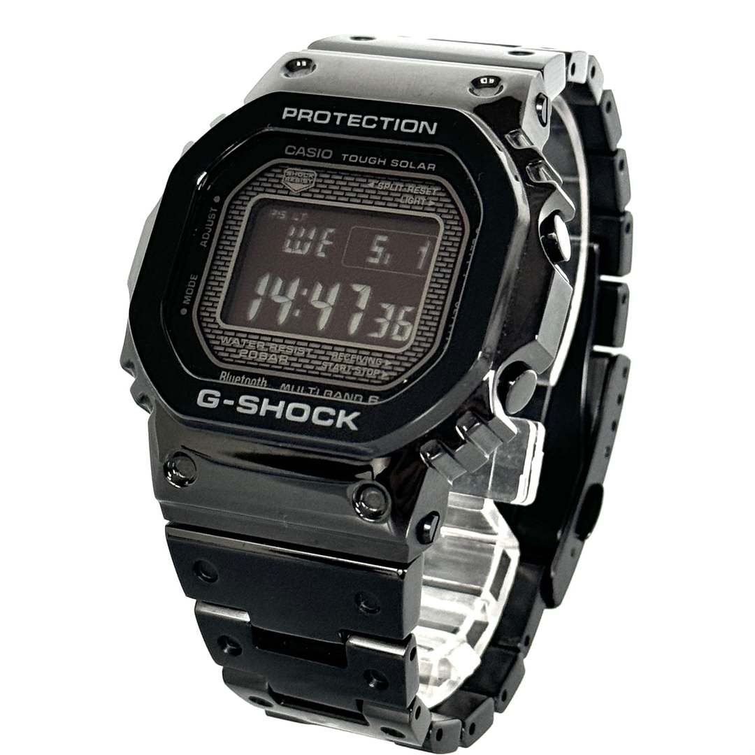 G-SHOCK(ジーショック)の【美品】カシオ　G-SHOCK　ジーショック　GMW-B5000GD-1JF　電波ソーラー　デジタル　黒　Bluetooth メンズの時計(腕時計(デジタル))の商品写真