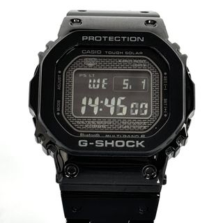 ジーショック(G-SHOCK)の【美品】カシオ　G-SHOCK　ジーショック　GMW-B5000GD-1JF　電波ソーラー　デジタル　黒　Bluetooth(腕時計(デジタル))