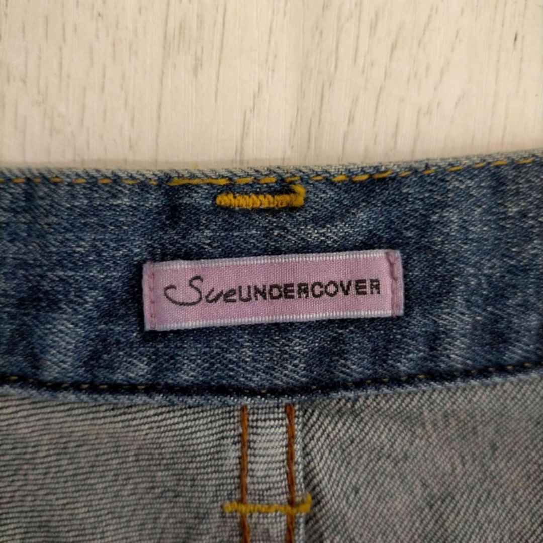 UNDERCOVER(アンダーカバー)のSue UNDERCOVER(スーアンダーカバー) デニム切替 プリーツスカート レディースのスカート(その他)の商品写真