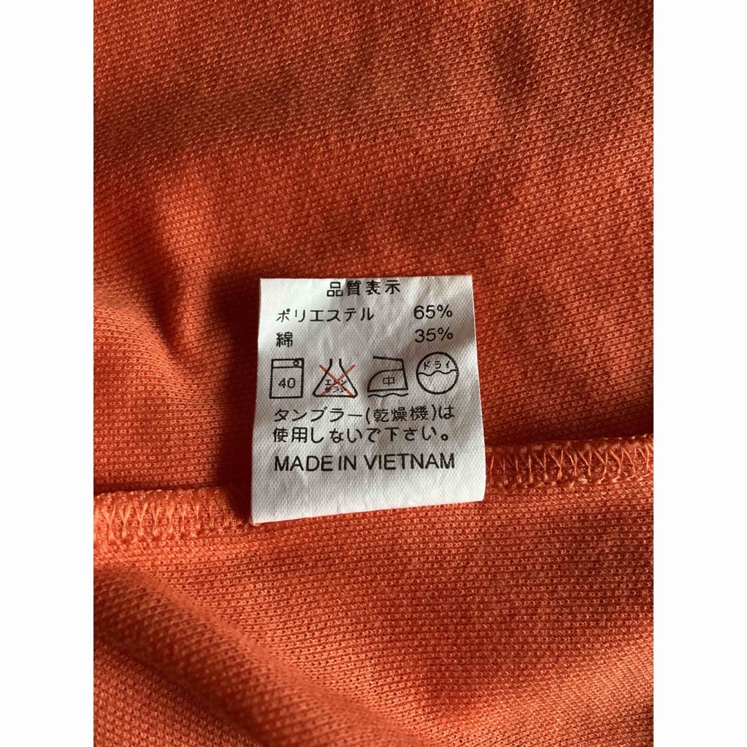 カルフォルニアのmen'sオレンジ色ポロシャツメンズ メンズのトップス(Tシャツ/カットソー(半袖/袖なし))の商品写真