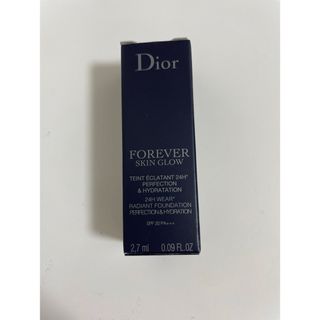 ディオール(Dior)のディオールスキンフォーエヴァーフルイドグロウリキッドファンデーション　サンプル(ファンデーション)