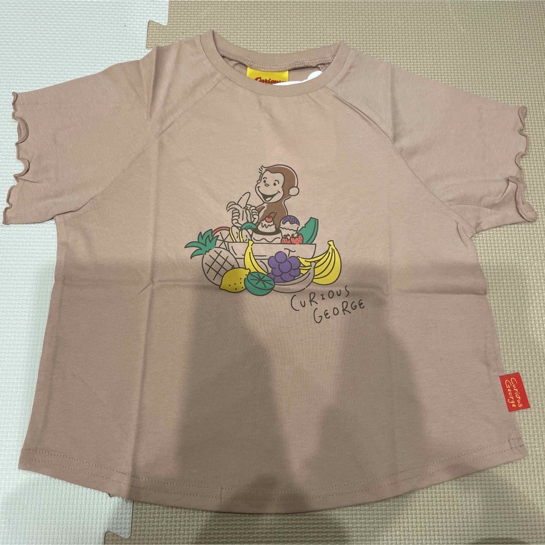 NO.3298 おさるのジョージ 半袖 Tシャツ 女の子 120 キッズ/ベビー/マタニティのキッズ服女の子用(90cm~)(Tシャツ/カットソー)の商品写真