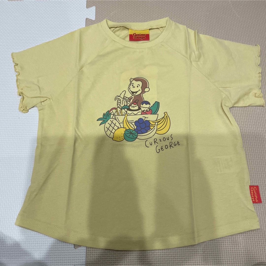 NO.3298 おさるのジョージ 半袖 Tシャツ 女の子 120 キッズ/ベビー/マタニティのキッズ服女の子用(90cm~)(Tシャツ/カットソー)の商品写真