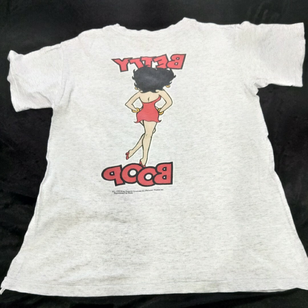 Betty Boop(ベティブープ)の90s BETTY BOOP ベティーちゃん 1994 両面プリント  Tシャツ レディースのトップス(Tシャツ(半袖/袖なし))の商品写真