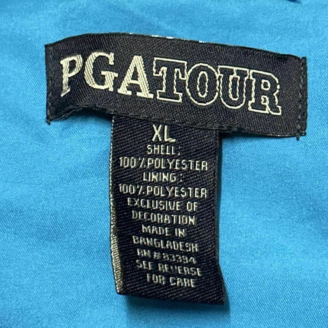 PGATOUR ハーフジップナイロンジャケット プルオーバー ロゴ刺繍p54 メンズのジャケット/アウター(ナイロンジャケット)の商品写真