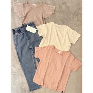 ブランシェス(Branshes)の❤️新品タグ付き❤️120❤️4点❤️レトロガール❤️ブランシェス❤️テータ❤️(Tシャツ/カットソー)