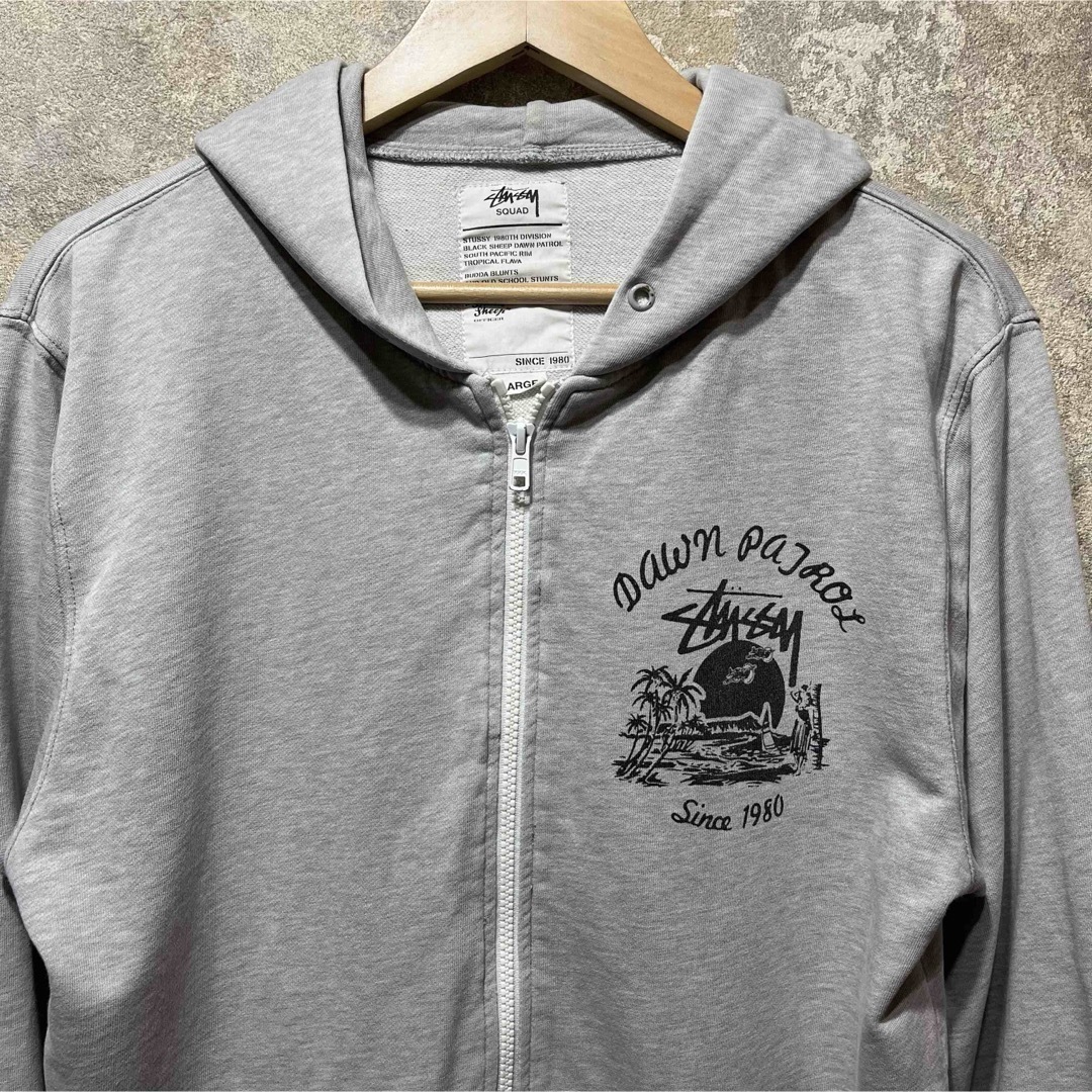 STUSSY(ステューシー)のSTUSSY ステューシー ジップアップ パーカロゴプリント メンズのトップス(パーカー)の商品写真