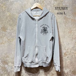 ステューシー(STUSSY)のSTUSSY ステューシー ジップアップ パーカロゴプリント(パーカー)