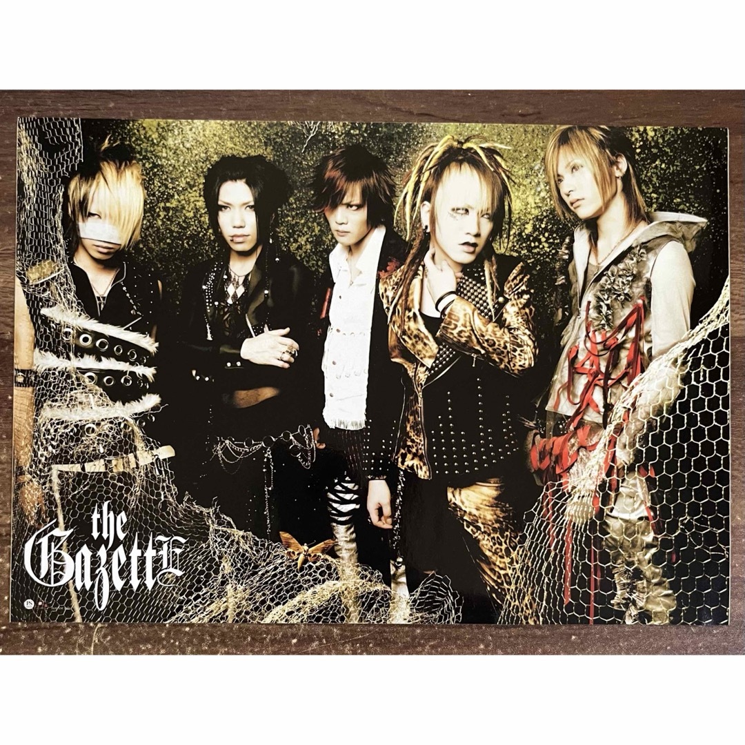 the GazettE ステッカー2枚&非売品楽器チラシ エンタメ/ホビーのタレントグッズ(ミュージシャン)の商品写真