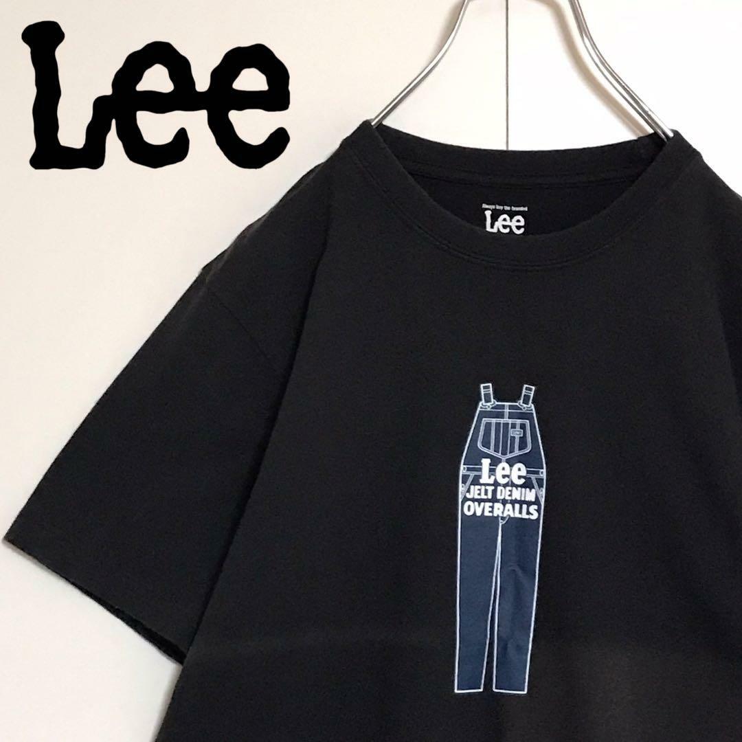 【希少デザイン】リー　ロゴ入りプリントTシャツ　ブラック　人気定番　H857 メンズのトップス(Tシャツ/カットソー(半袖/袖なし))の商品写真