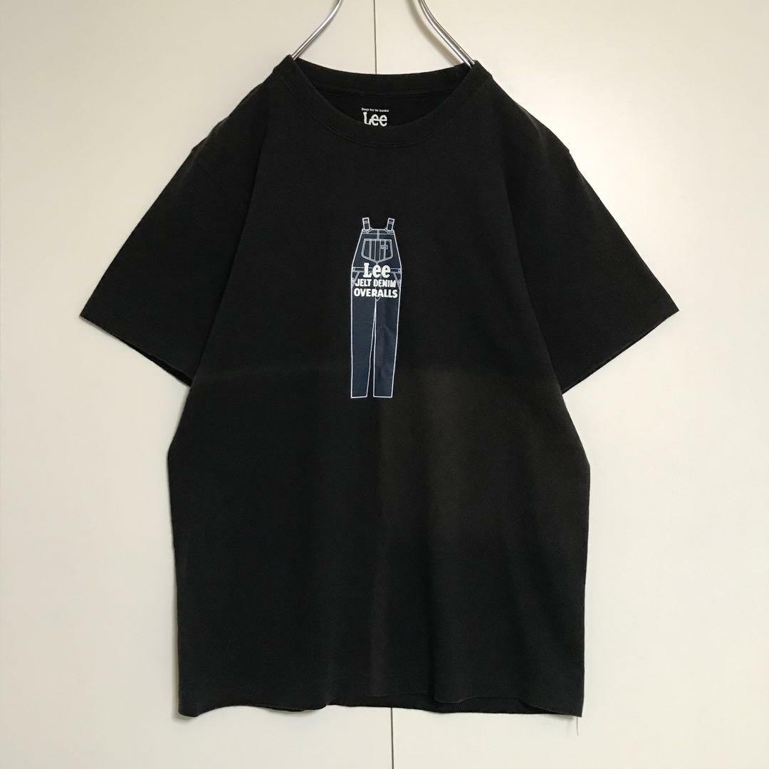 【希少デザイン】リー　ロゴ入りプリントTシャツ　ブラック　人気定番　H857 メンズのトップス(Tシャツ/カットソー(半袖/袖なし))の商品写真