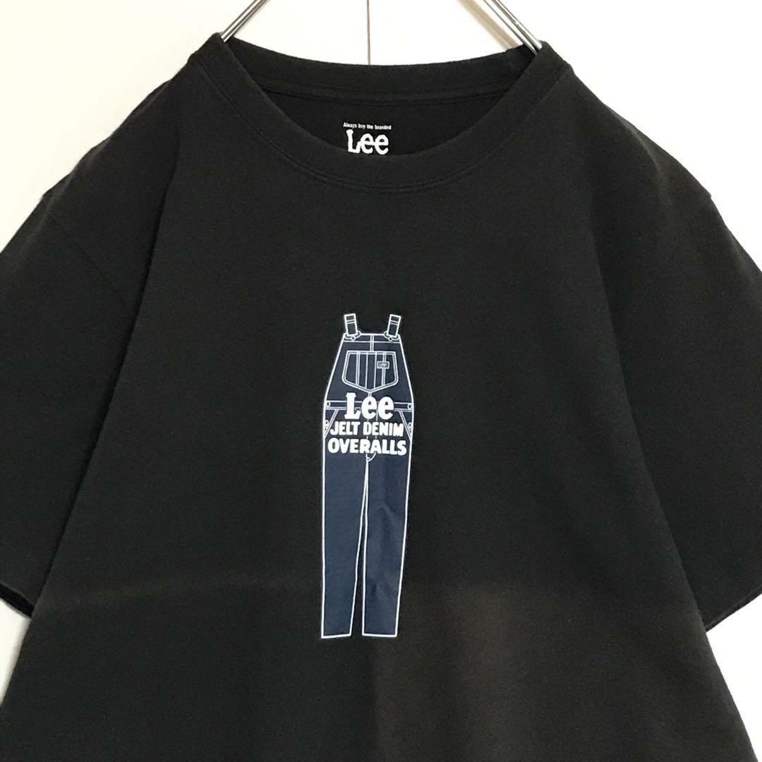 【希少デザイン】リー　ロゴ入りプリントTシャツ　ブラック　人気定番　H857 メンズのトップス(Tシャツ/カットソー(半袖/袖なし))の商品写真