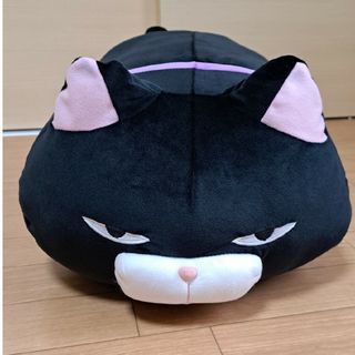 新つめる！もちっこひげまんじゅう　ウルトラBIG ぬいぐるみ　黒豆 猫(ぬいぐるみ)