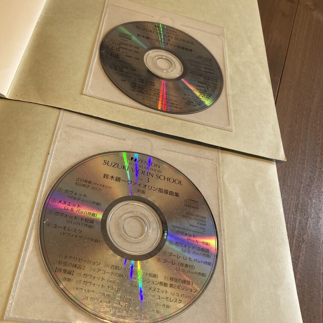 スズキメソッド　VOL.3 & 4 CD付き 楽器のスコア/楽譜(クラシック)の商品写真