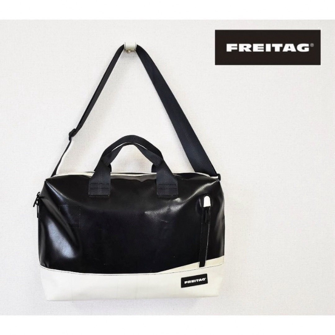 FREITAG(フライターグ)のFREITAG F304 MOSS ショルダーバッグ 黒×白 ブラック メンズのバッグ(メッセンジャーバッグ)の商品写真