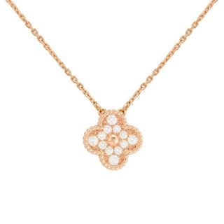 ヴァンクリーフアンドアーペル(Van Cleef & Arpels)のヴァンクリーフ　ネックレス　ピンクゴールド(ネックレス)