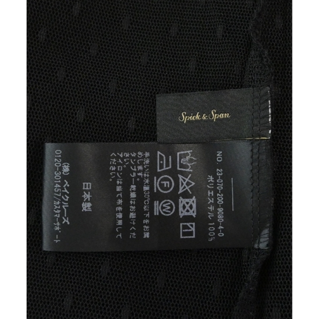 Spick and Span Tシャツ・カットソー -(M位) 黒(総柄) 【古着】【中古】 レディースのトップス(カットソー(半袖/袖なし))の商品写真