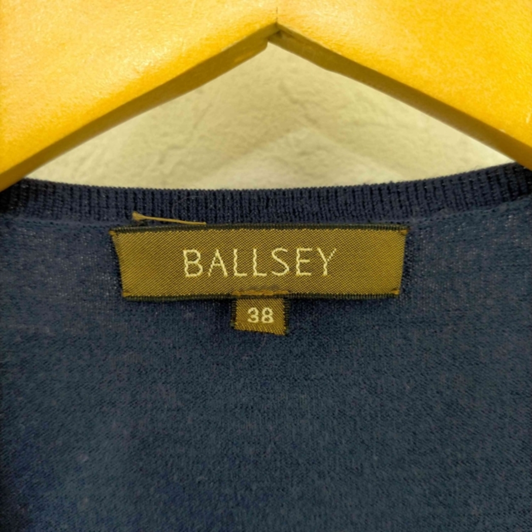 Ballsey(ボールジィ)のBALLSEY(ボールジー) 金ボタン ウールナイロンカーディガン レディース レディースのトップス(カーディガン)の商品写真