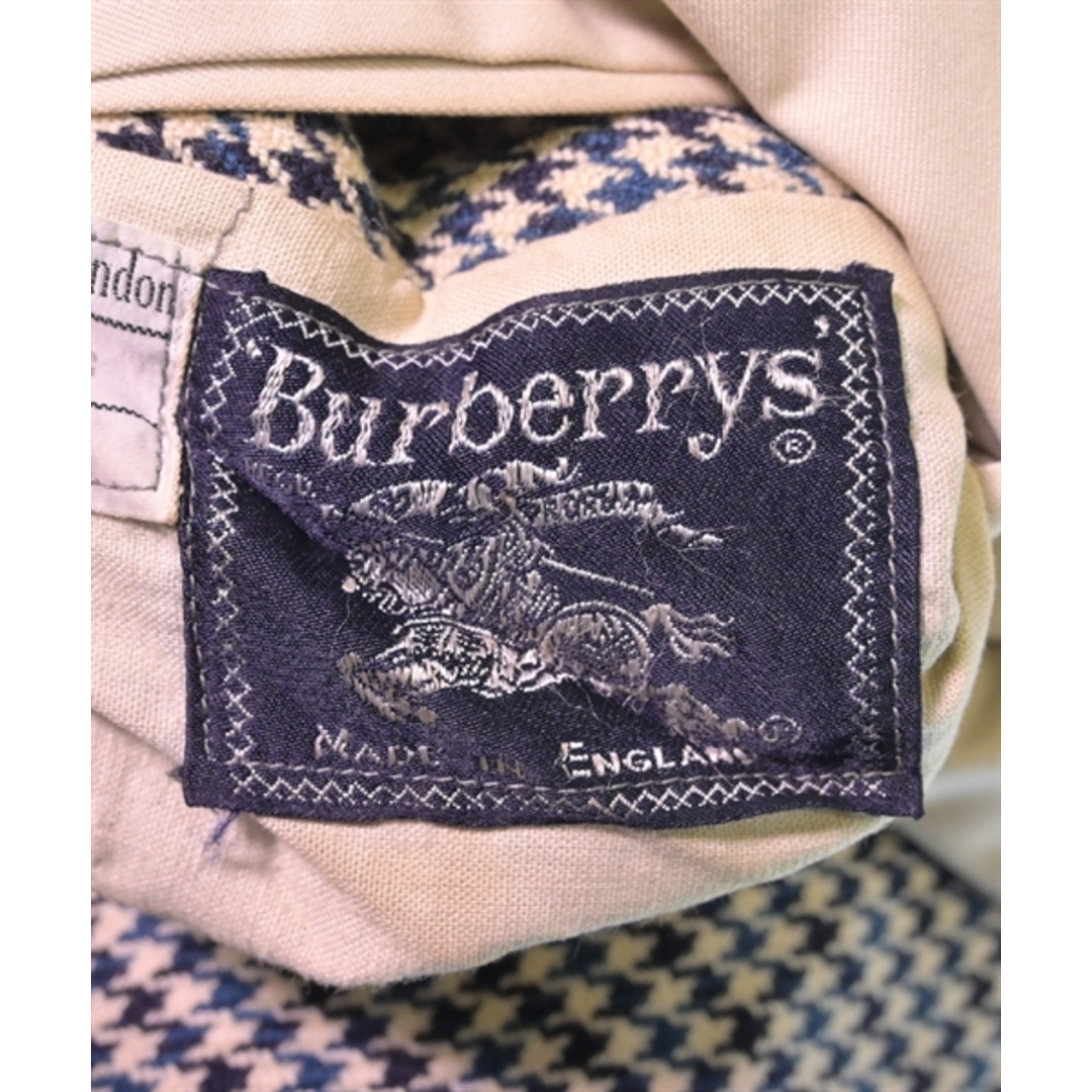 BURBERRY(バーバリー)のBURBERRY バーバリー コート（その他） F ベージュx紺x青(千鳥格子) 【古着】【中古】 レディースのジャケット/アウター(その他)の商品写真