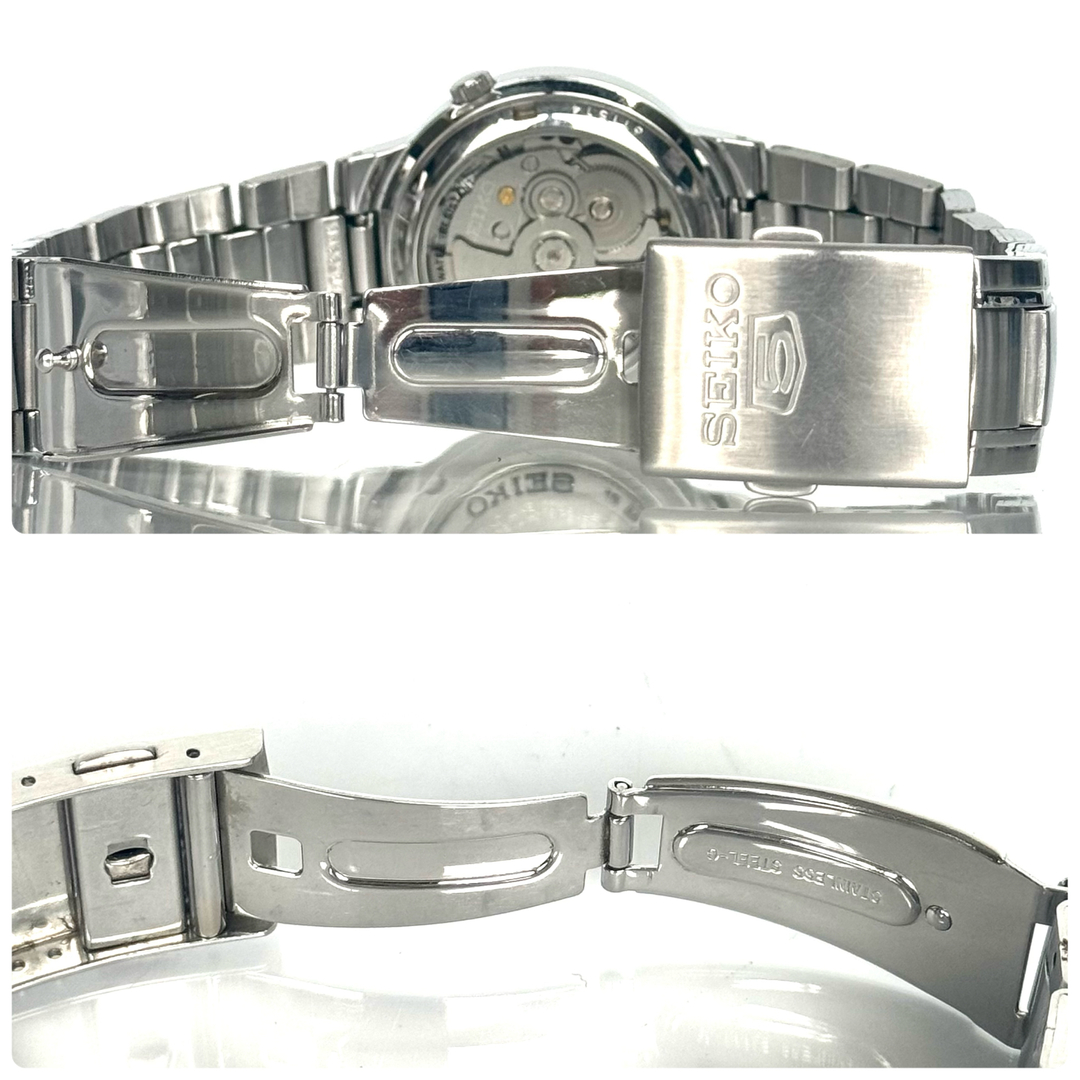 SEIKO(セイコー)のセイコー　セイコーファイブ　セイコー5　7S26-02N0　自動巻　黒　裏スケ　デイデイト メンズの時計(腕時計(アナログ))の商品写真
