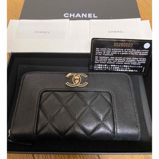 シャネル(CHANEL)のシャネル　マトラッセ　ミニ財布　美品(財布)