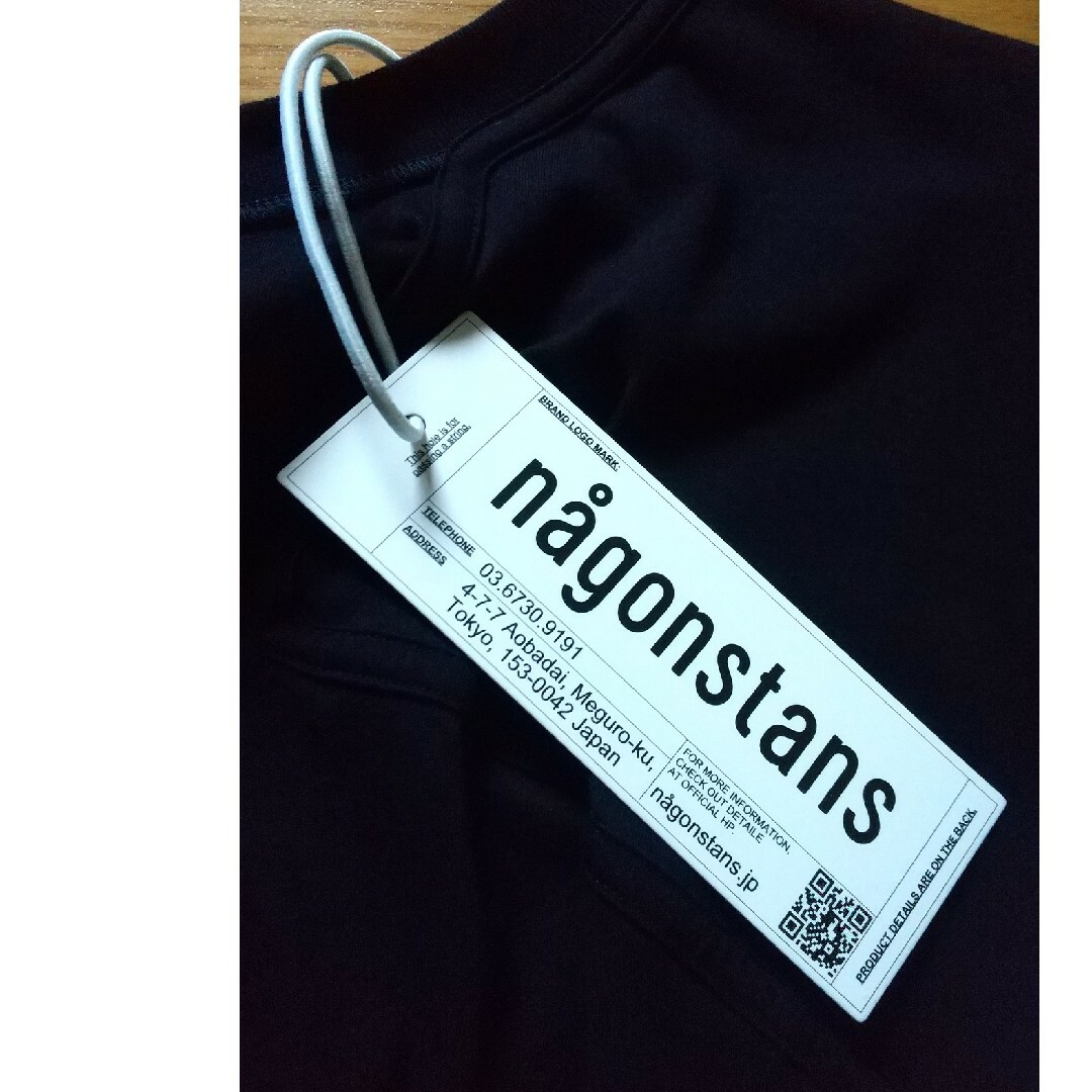 nagonstans(ナゴンスタンス)のnagonstans ナゴンスタンス Tシャツ ネイビー 新品 タグ付き レディースのトップス(Tシャツ(半袖/袖なし))の商品写真