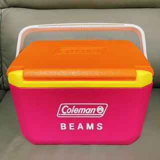 BEAMS - Coleman×BEAMS 別注 テイク6 クーラーボックス　ピンク×オレンジ