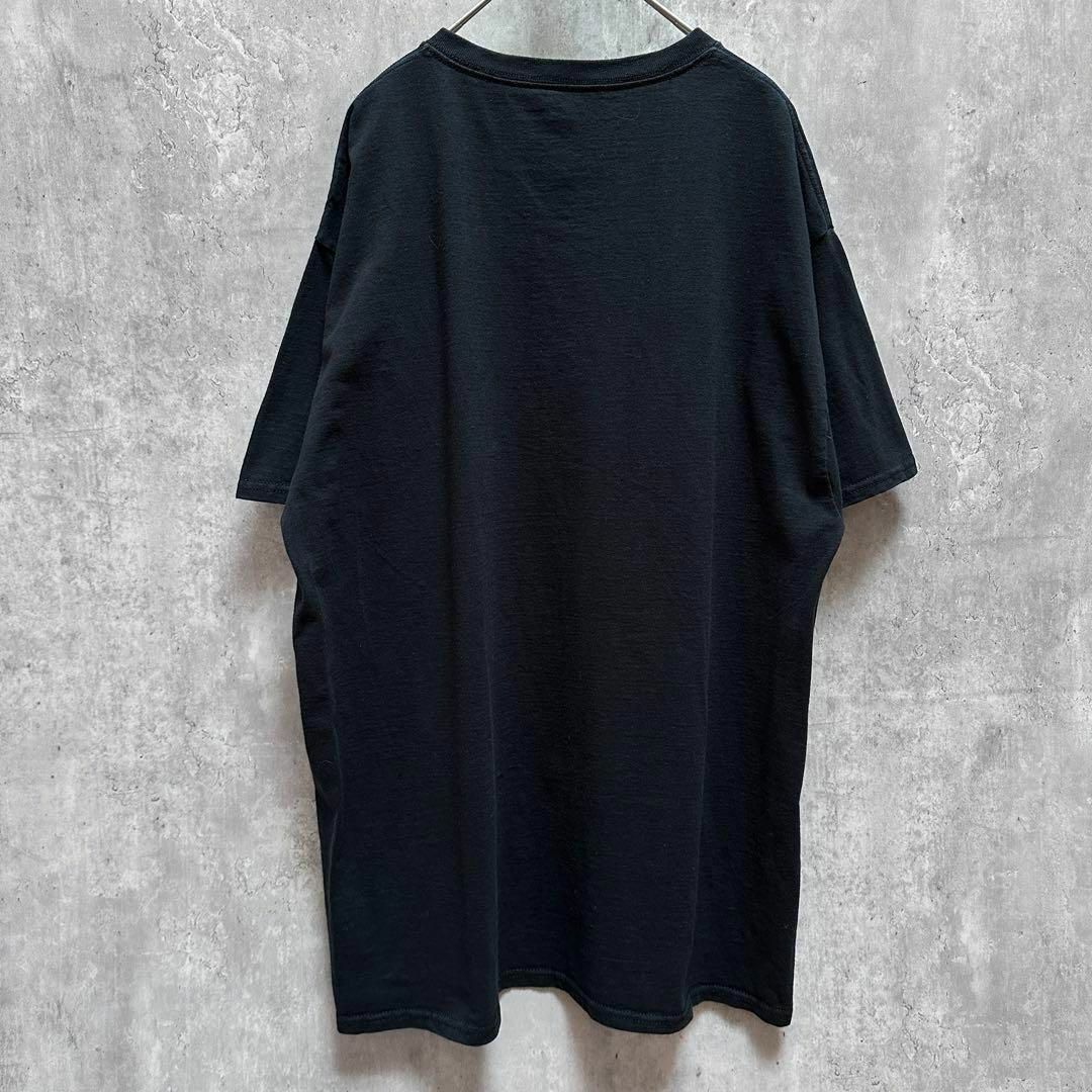 FRUIT OF THE LOOM(フルーツオブザルーム)の古着フルーツオブザルームプリントTシャツ半袖メンズLアメリカブラックアボガド総柄 メンズのトップス(Tシャツ/カットソー(半袖/袖なし))の商品写真