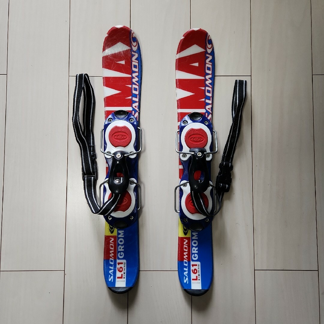 メンズ SALOMON ショートスキー ファンスキーセット 26-26.5cm けろ メンズ SALOMON ショートスキー ファンスキーセット 26-26.5cm けろ